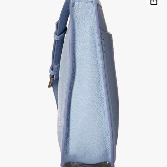 Kate Spade Orchard Street Hemsley blue dawn pebbled leather crossbody w/ tassels - Picture 4 of 14